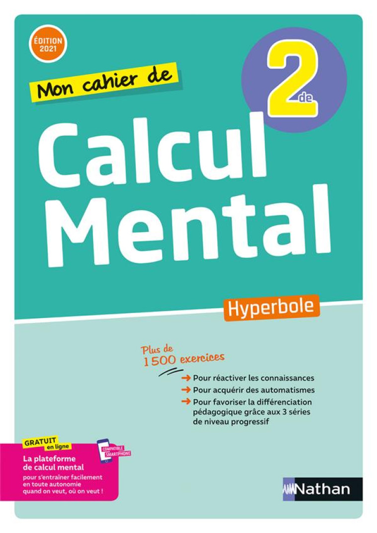 MON CAHIER DE CALCUL MENTAL - 2NDE - BACHIMONT/CHRETIEN - CLE INTERNAT