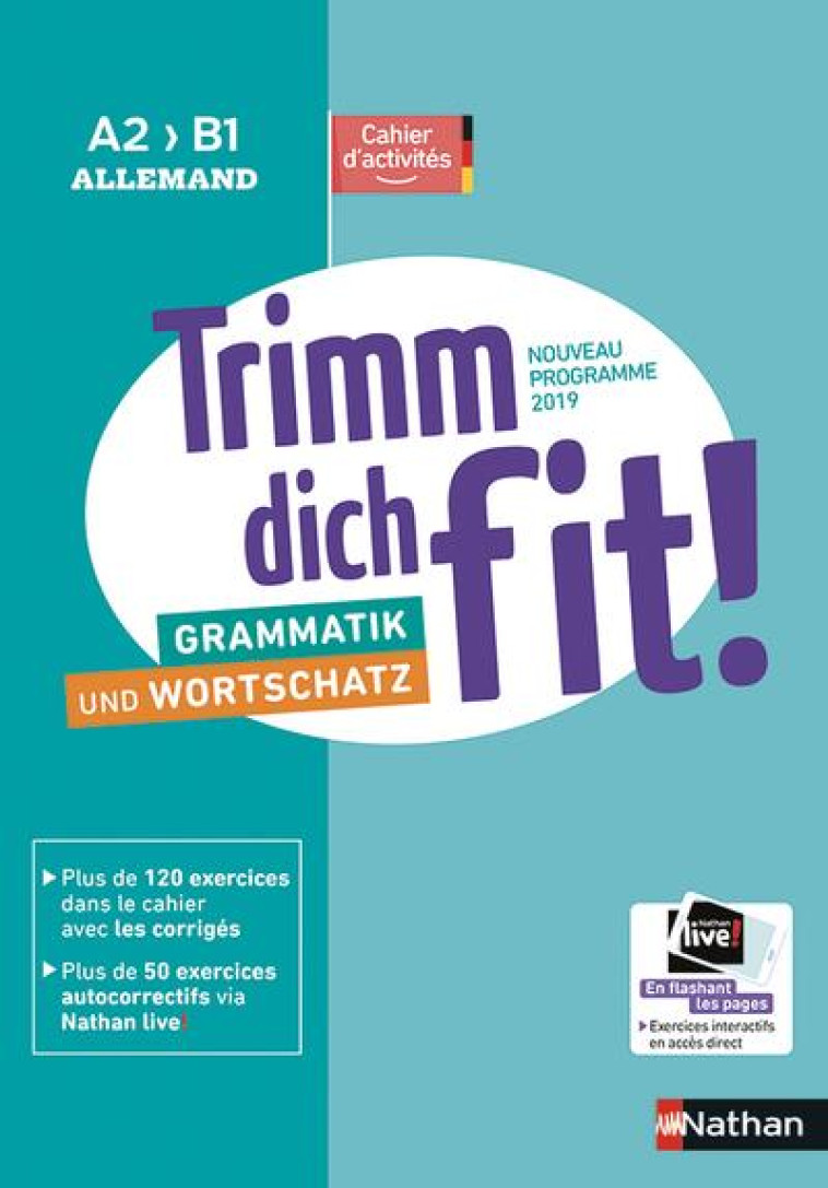 TRIMM DICH FIT GRAMMATIK UND WORTSCHATZ CAHIER 2019 - BERNARDY JEAN-PIERRE - CLE INTERNAT