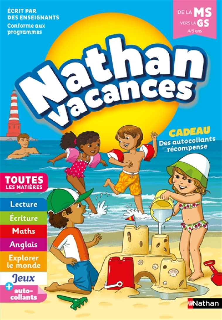 NATHAN VACANCES MS VERS LA GS - GRISON - CLE INTERNAT