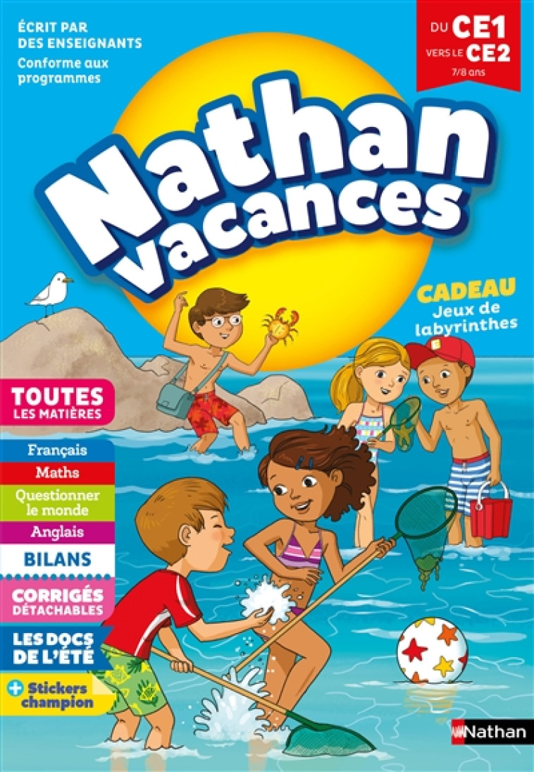 NATHAN VACANCES CE1 VERS LE CE2 - BEIGEL/COLIN/ROCHER - CLE INTERNAT