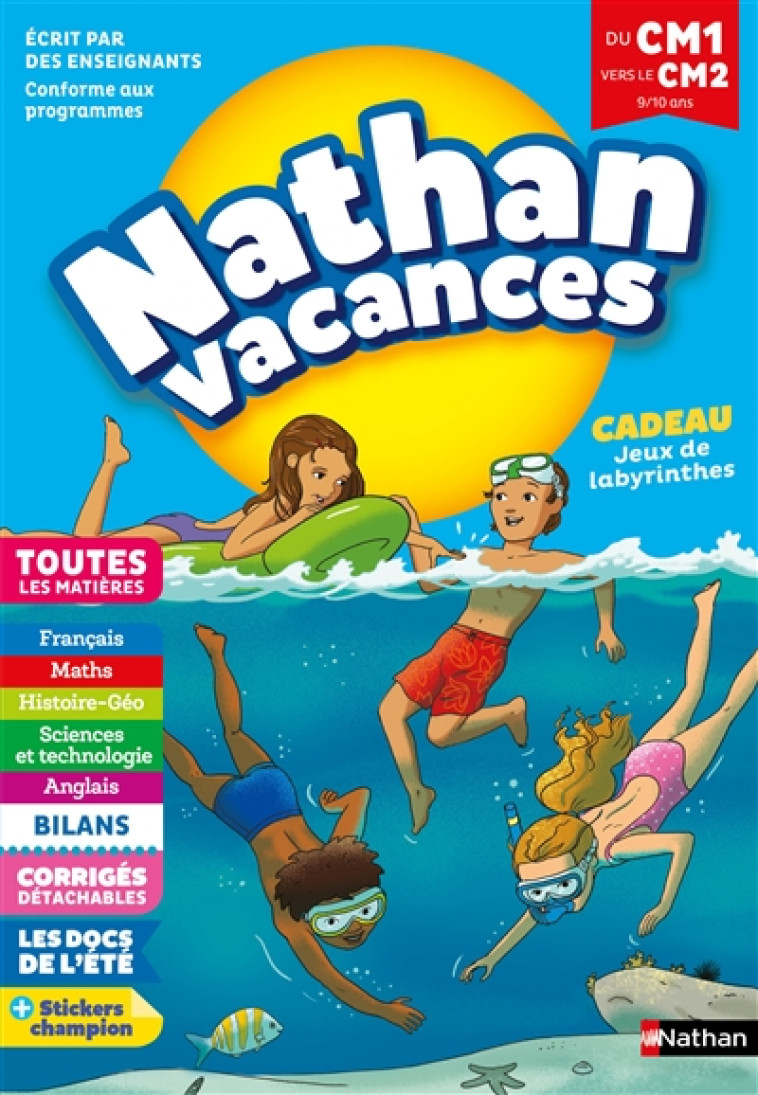 CAHIER DE VACANCES CM1 VERS CM2 - BEIGEL/BOULARD - CLE INTERNAT