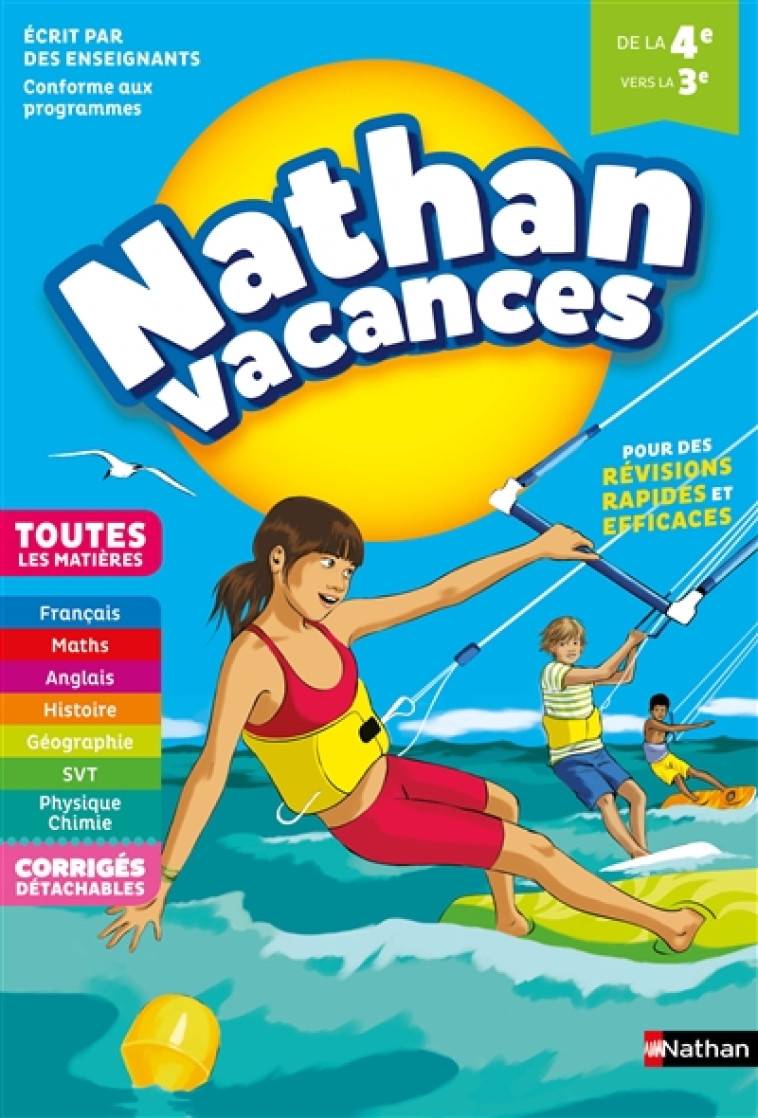 NATHAN VACANCES 4E VERS 3E - BERNARD/COGNIE/MANNS - CLE INTERNAT