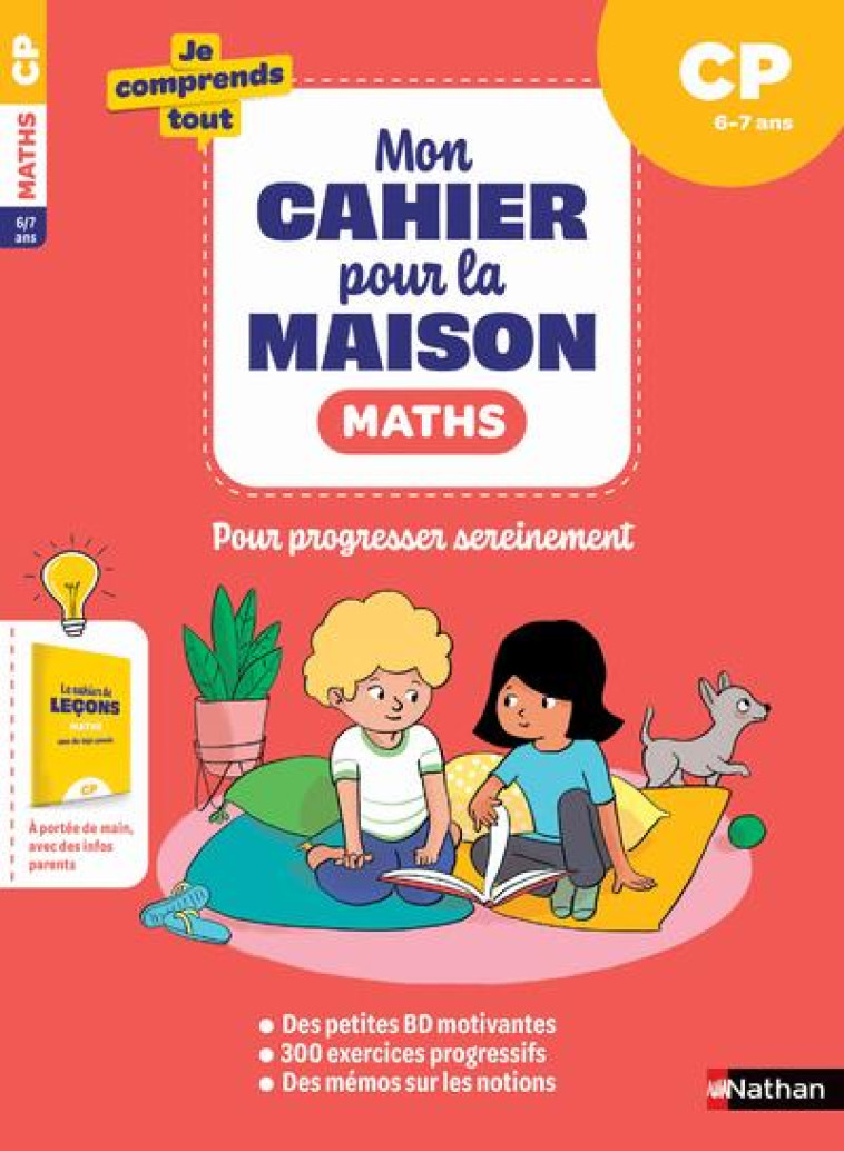 MON CAHIER POUR LA MAISON MATHEMATIQUES- CP - GRISON/ESPAGNOL - CLE INTERNAT