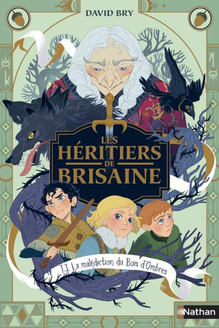 LES HERITIERS DE BRISAINE T01 LA MALEDICTIO DU BOIS D'OMBRES - BRY/CHEVALIER - CLE INTERNAT