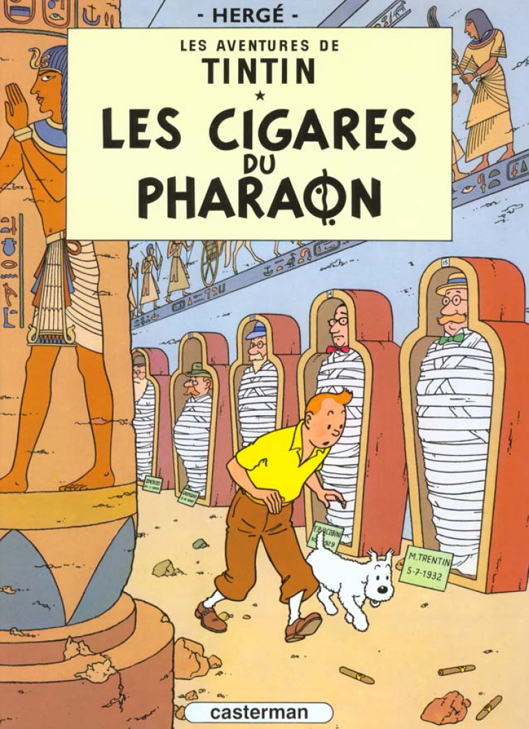 TINTIN LES CIGARES DU PHARAON - HERGE - CASTERMAN