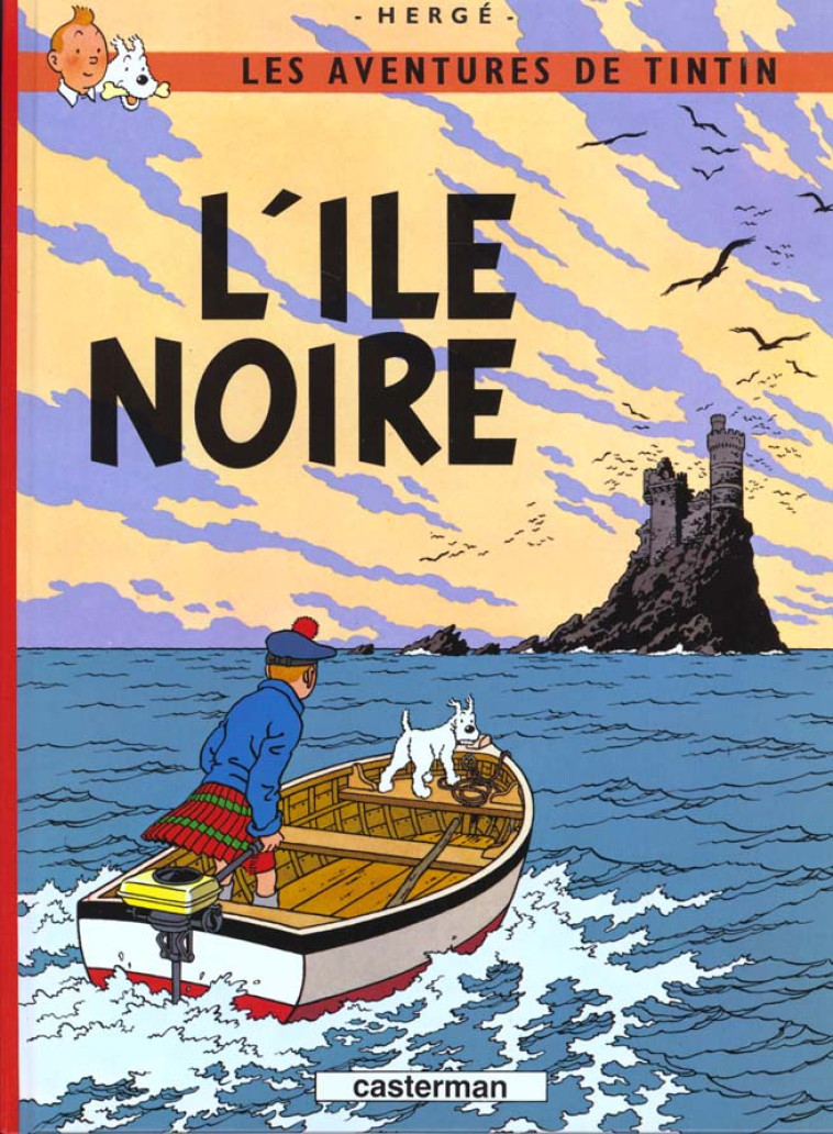 TINTIN L'ILE NOIRE - HERGE - CASTERMAN