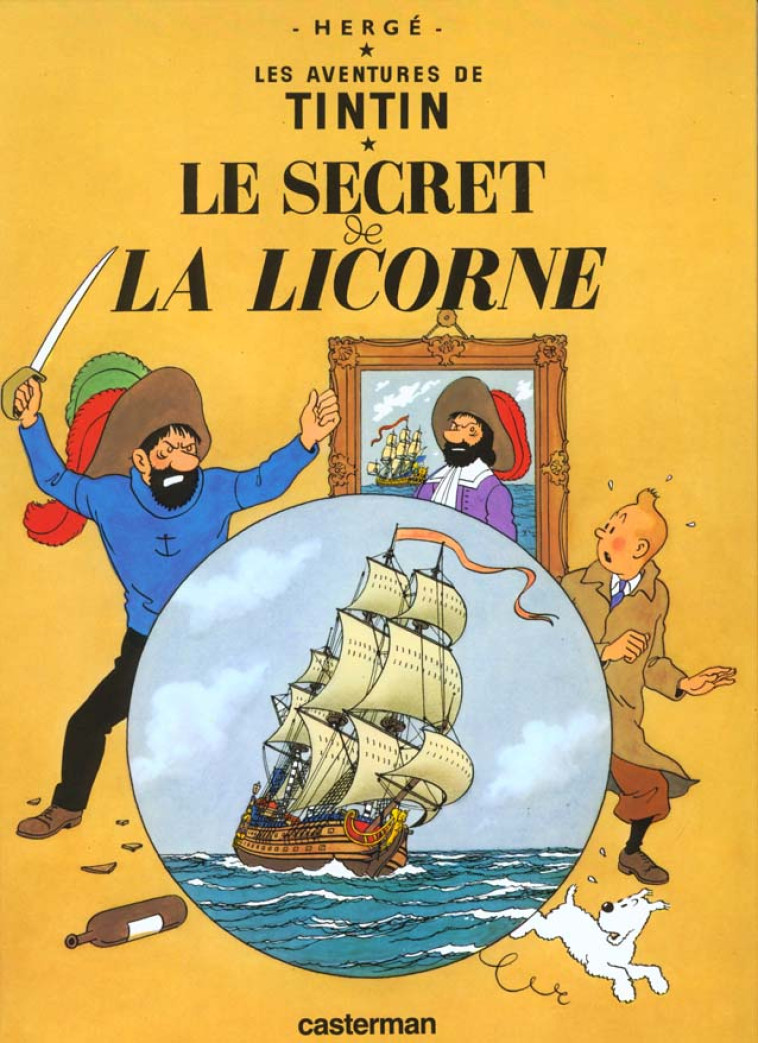 TINTIN LE SECRET DE LA LICORNE BD - HERGE - CASTERMAN