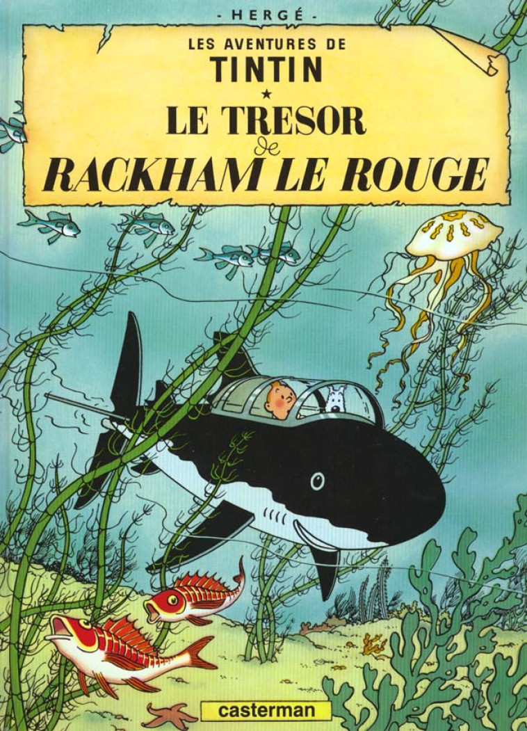 TINTIN LE TRESOR DE RACKHAM LE ROUGE - HERGE - CASTERMAN