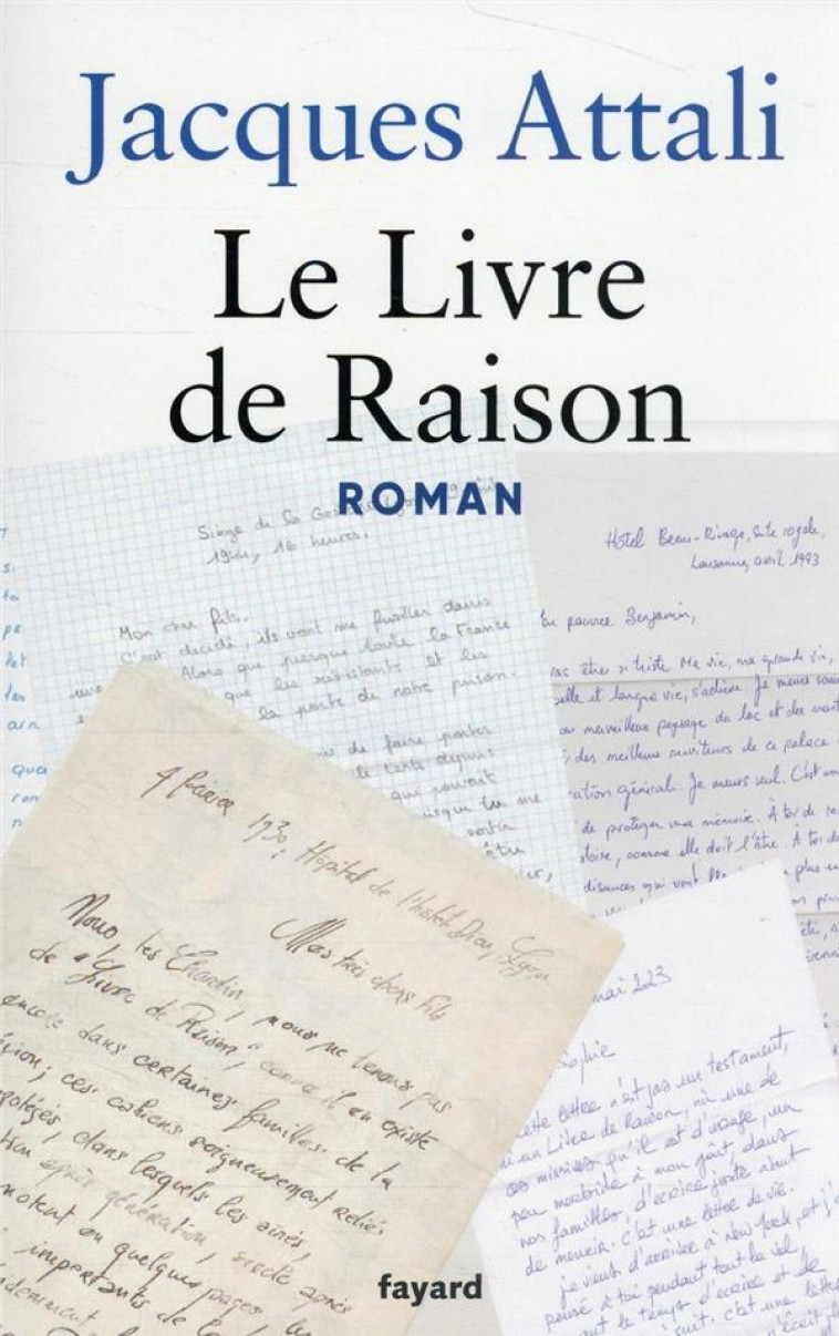 LE LIVRE DE RAISON - ATTALI JACQUES - FAYARD