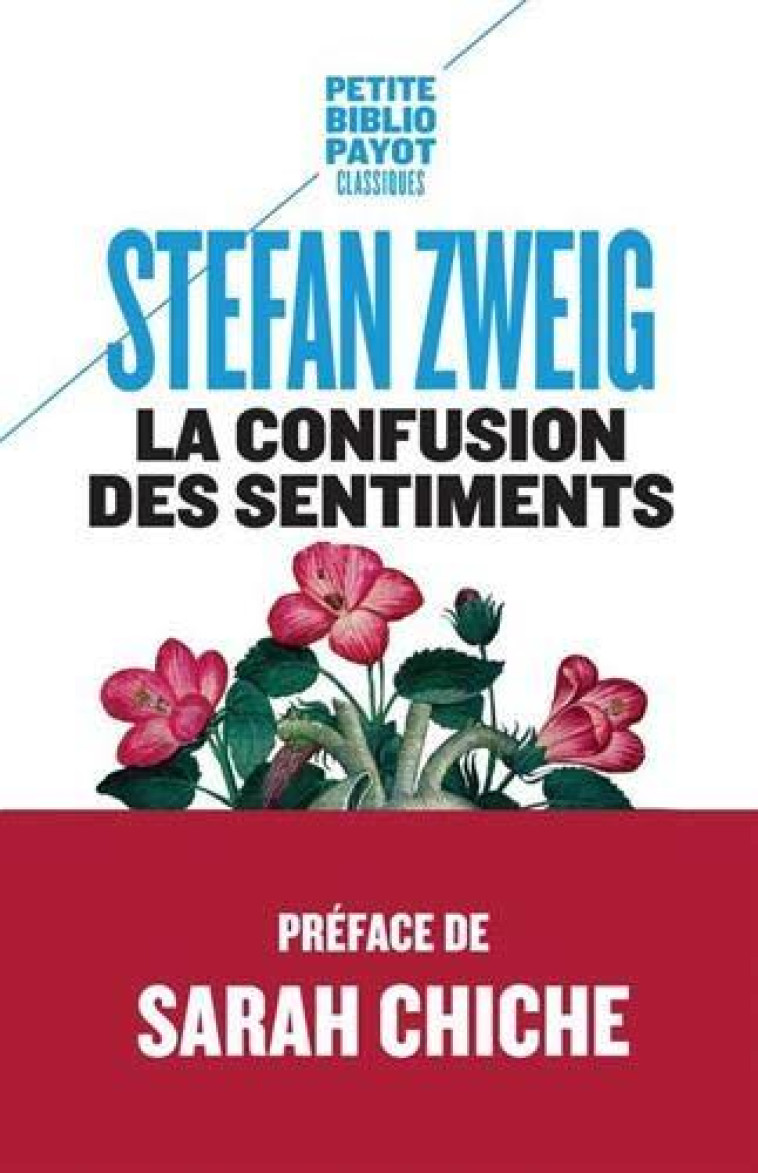 LA CONFUSION DES SENTIMENTS - ZWEIG/CHICHE - PAYOT POCHE