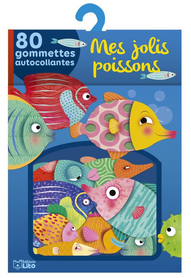 MES JOLIS POISSONS 80 GOMMETTES AUTOCOLLANTES - XXX - NC