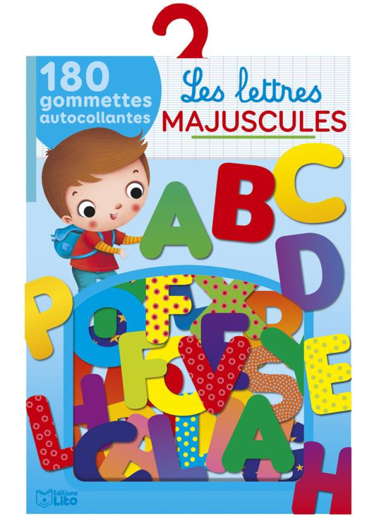 LETTRES MAJUSCULES 200 GOMMETTES - XXX - NC