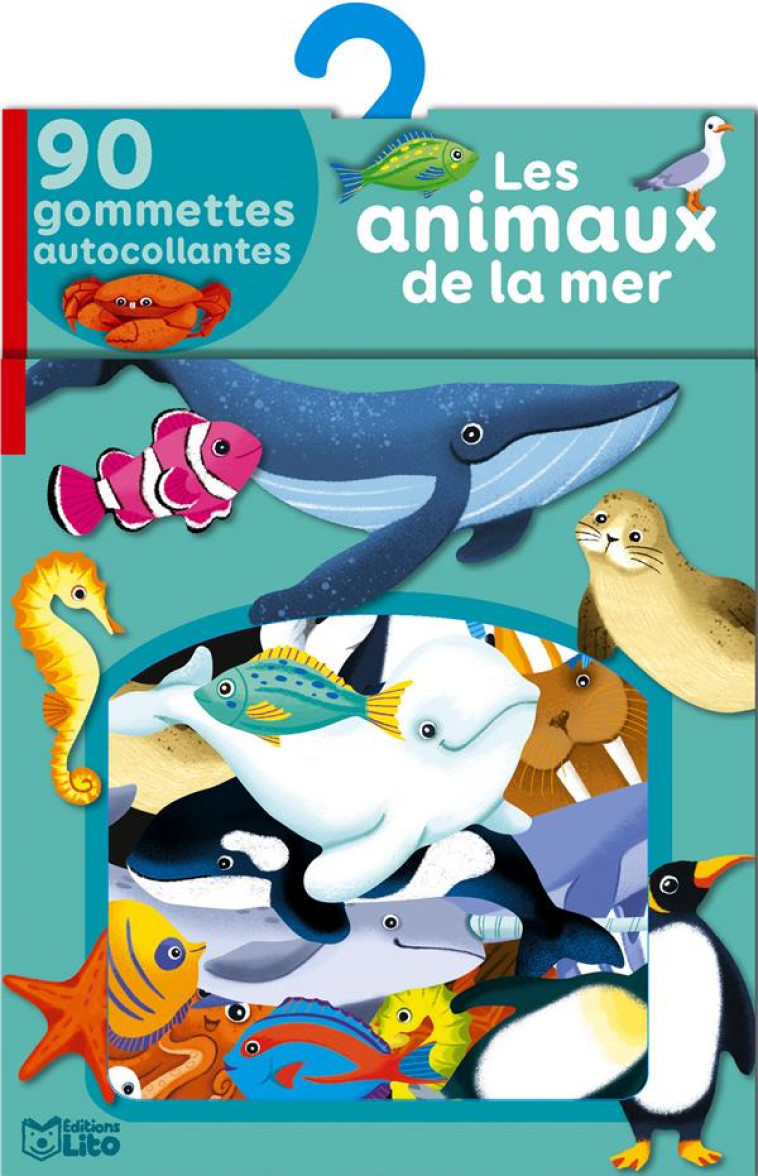 ANIMAUX DE LA MER 90 GOMMETTES AUTOCOLLANTE - XXX - NC