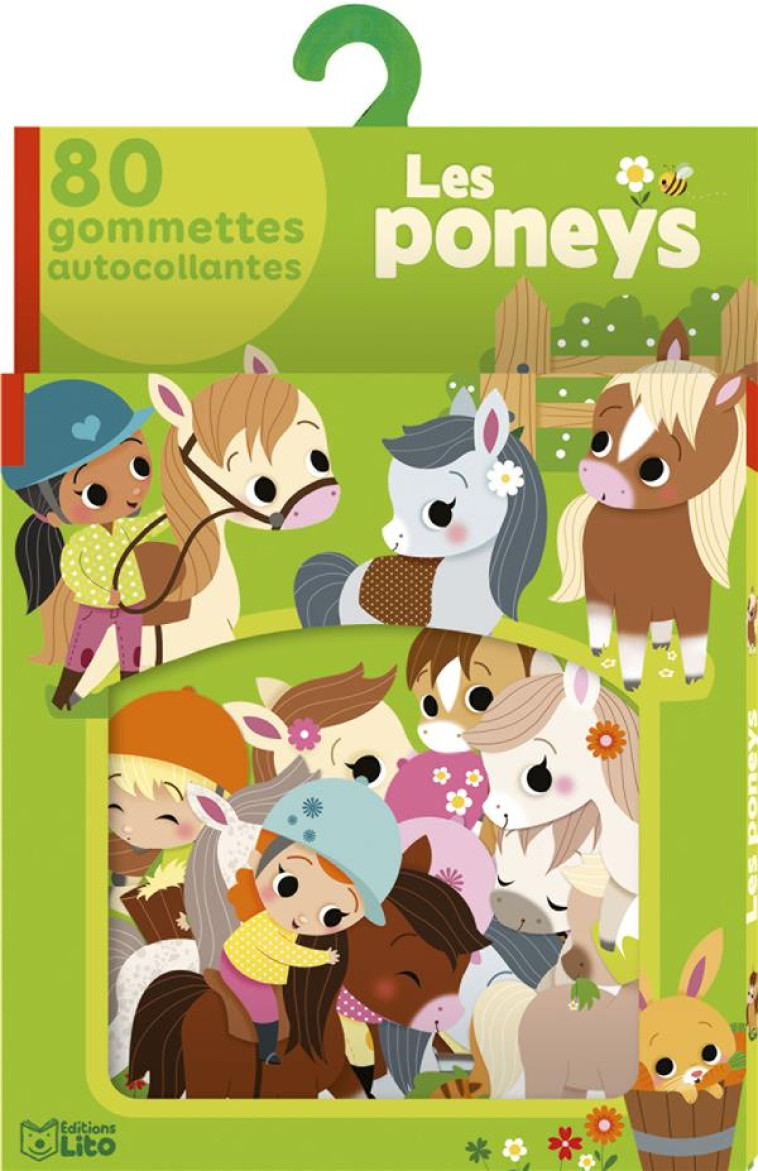 LES PONEYS 80 GOMMETTES AUTOCOLLANTES - XXX - NC