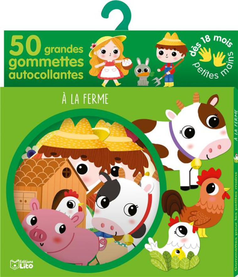 LA FERME 50 GRANDES GOMMETTES AUTOCOLLANTES 18 MOIS - XXX - NC