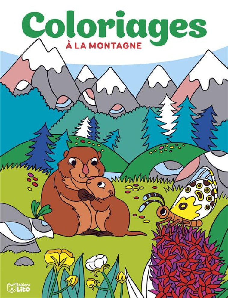 GRANDS COLORIAGES A LA MONTAGNE - XXX - LITO