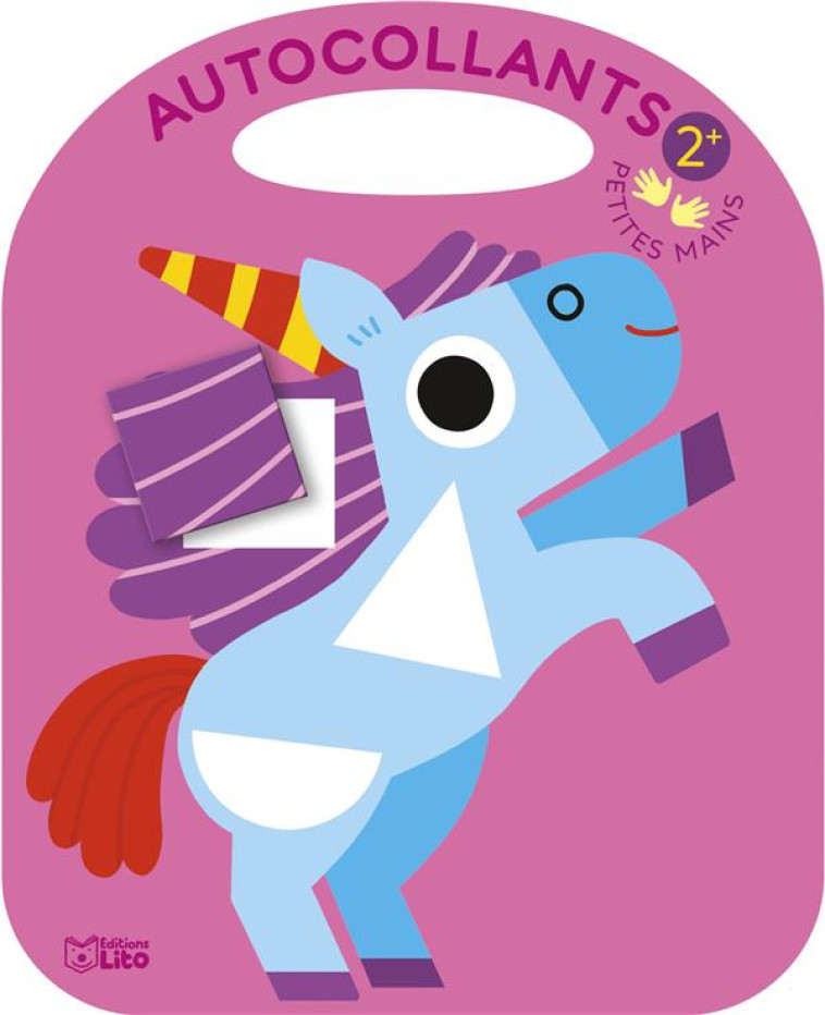 AUTOCOLLANTS PETITES MAINS - LICORNE 2 ANS - XXX - LITO