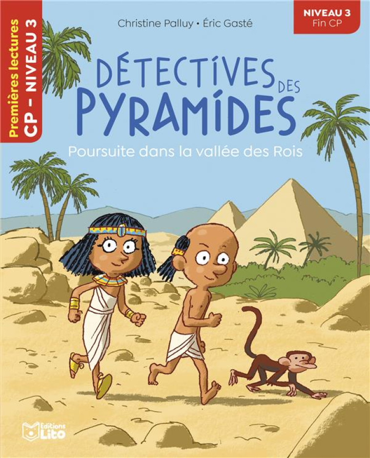 DETECTIVES DES PYRAMIDES - POURSUITE DANS LA VALLEE DES ROIS - FIN CP NIVEAU 3 - PALLUY CHRISTINE/ GASTE ERIC - LITO