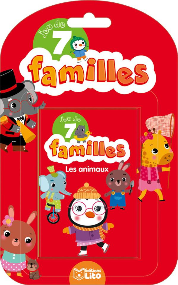 JEUX 7 FAMILLES LES ANIMAUX - XXX - Lito