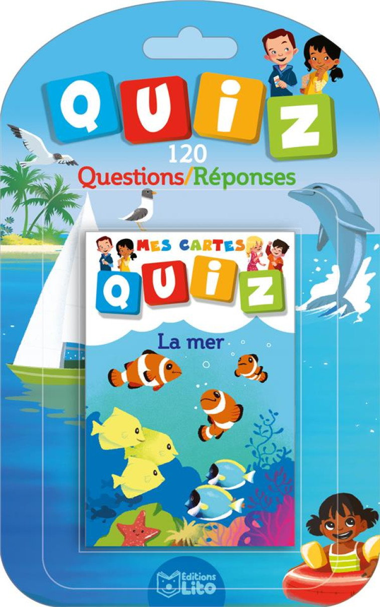 MES CARTES QUIZ LA MER - XXX - LITO