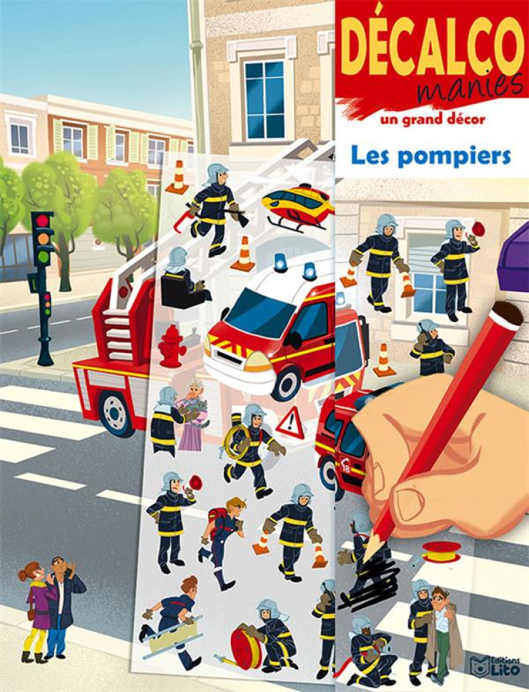 DECALCO LES POMPIERS - XXX - NC