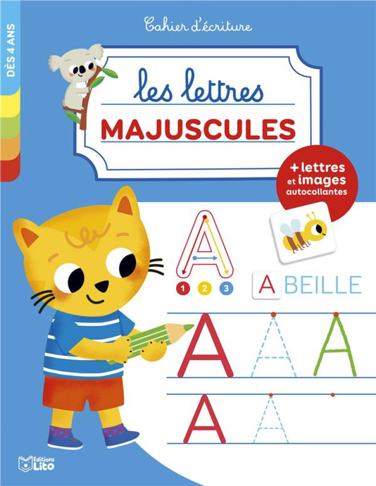 CAHIER D'ECRITURE LES LETTRES MAJUSCULES - XXX - LITO