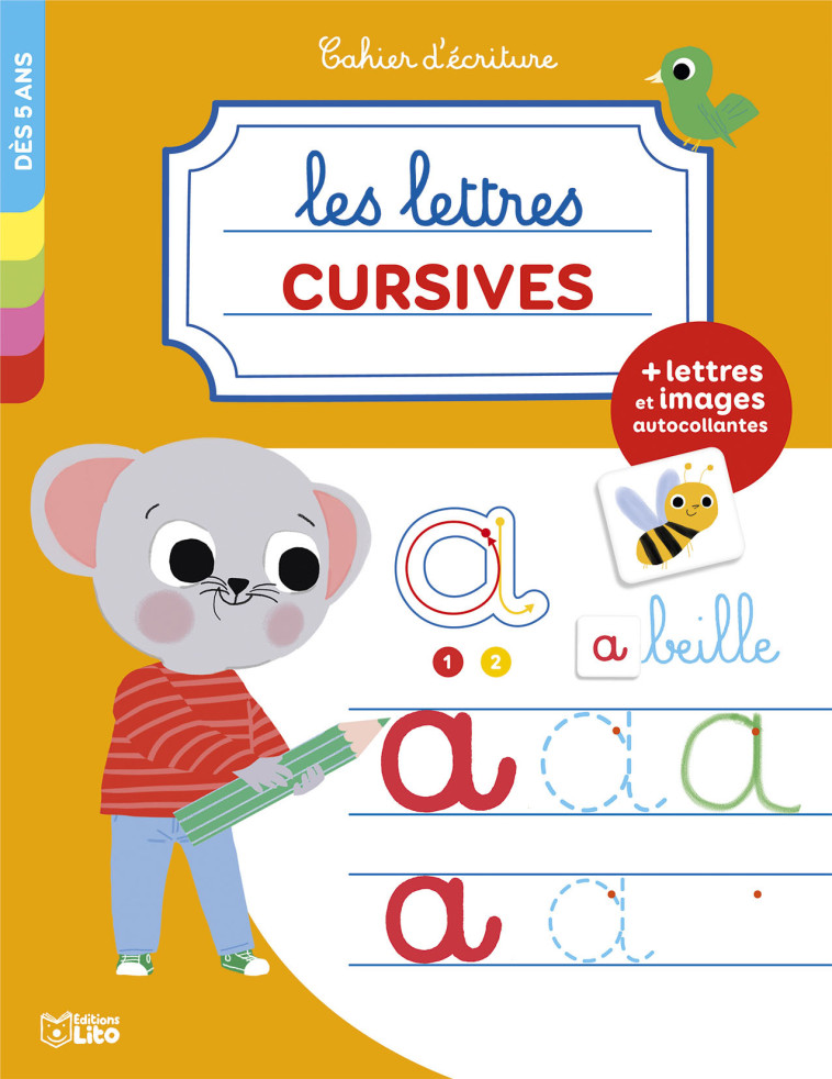 CAHIER D-ECRITURE - LES LETTRES CURSIVES - PARUIT - LITO