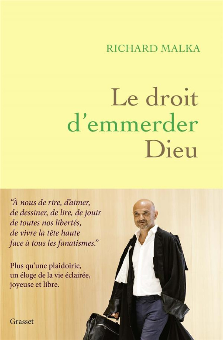 LE DROIT D'EMMERDER DIEU - MALKA RICHARD - GRASSET