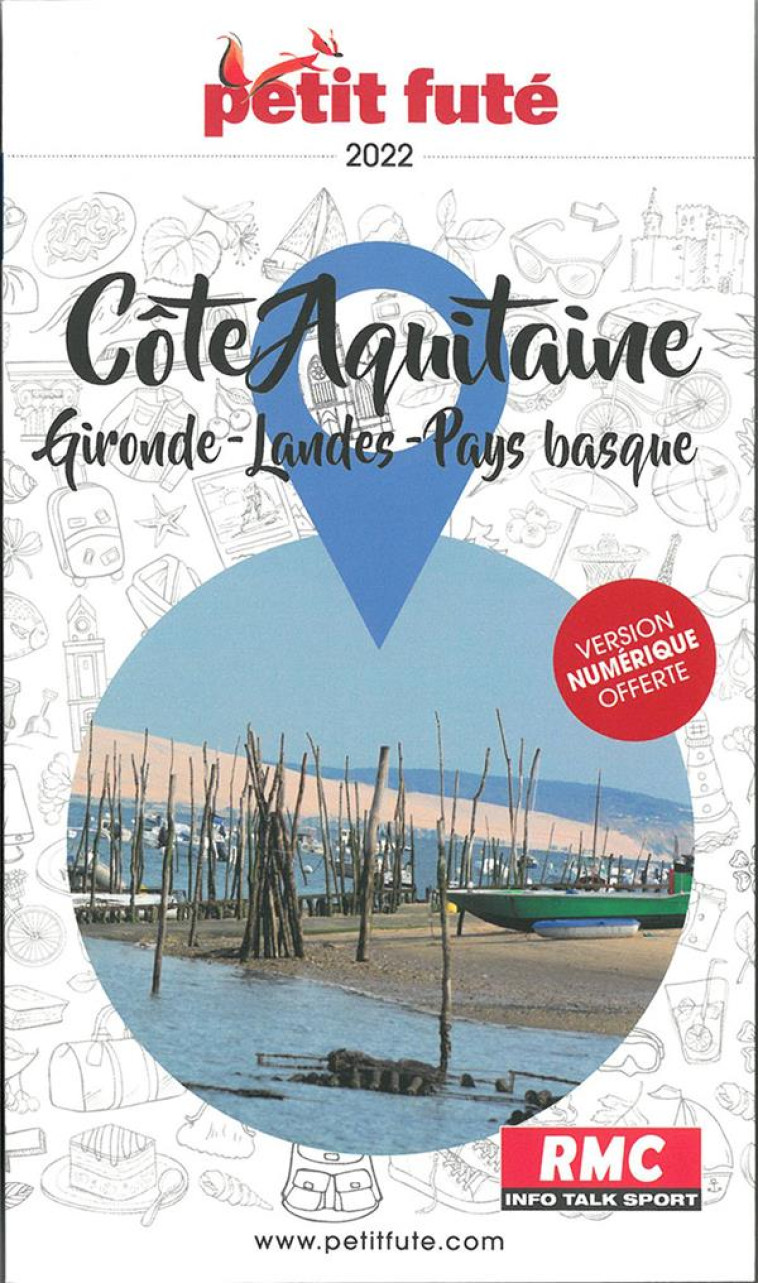 COTE AQUITAINE 2022 PETIT FUTE - GIRONDE - LANDES - PAYS BASQUE - AUZIAS D. / LABOURDE - PETIT FUTE