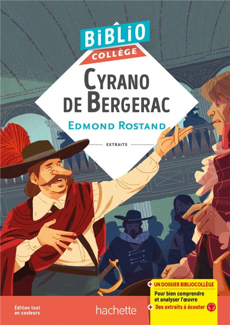 CYRANO DE BERGERAC   ED 2023 - ROSTAND EDMOND - HACHETTE