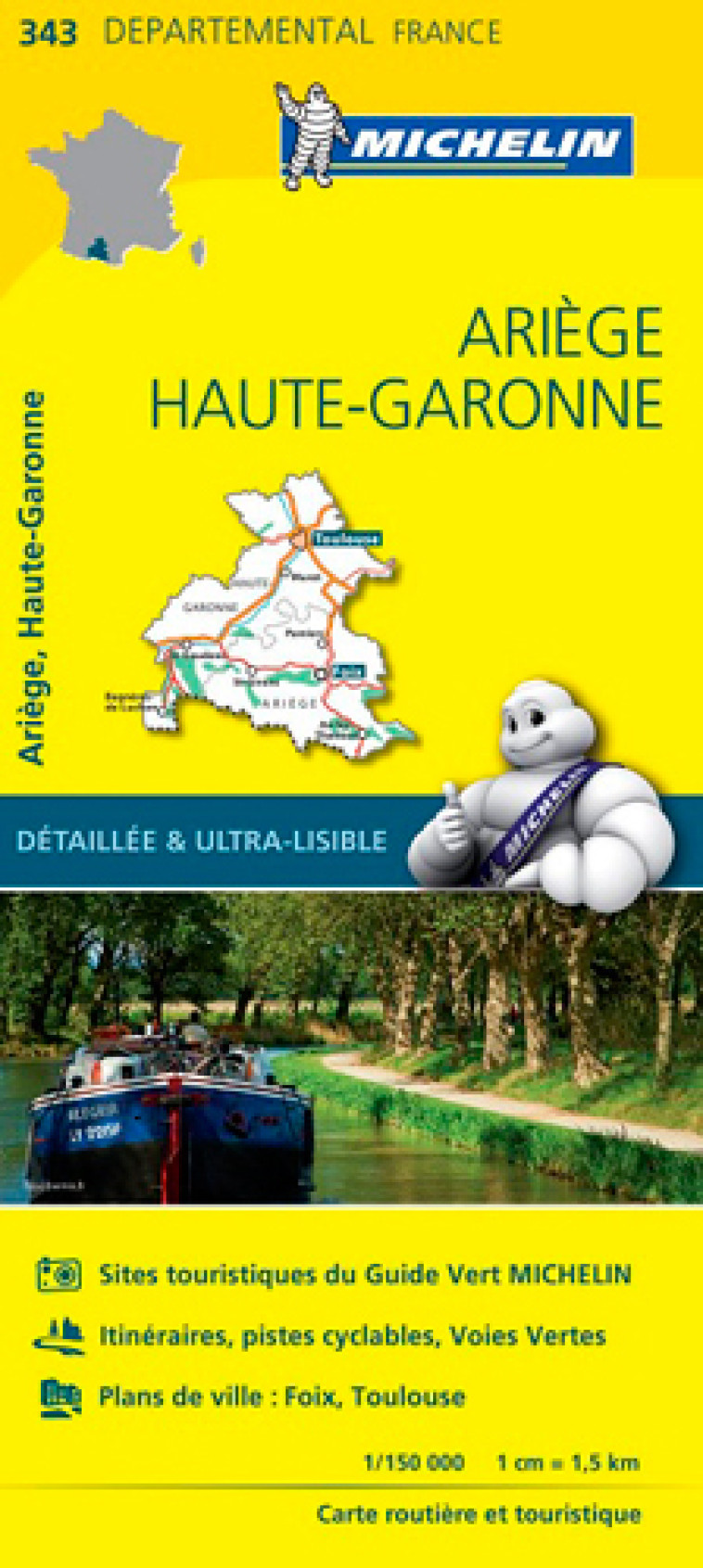 ARIEGE, HAUTE-GARONNE 343 - XXX - MICHELIN