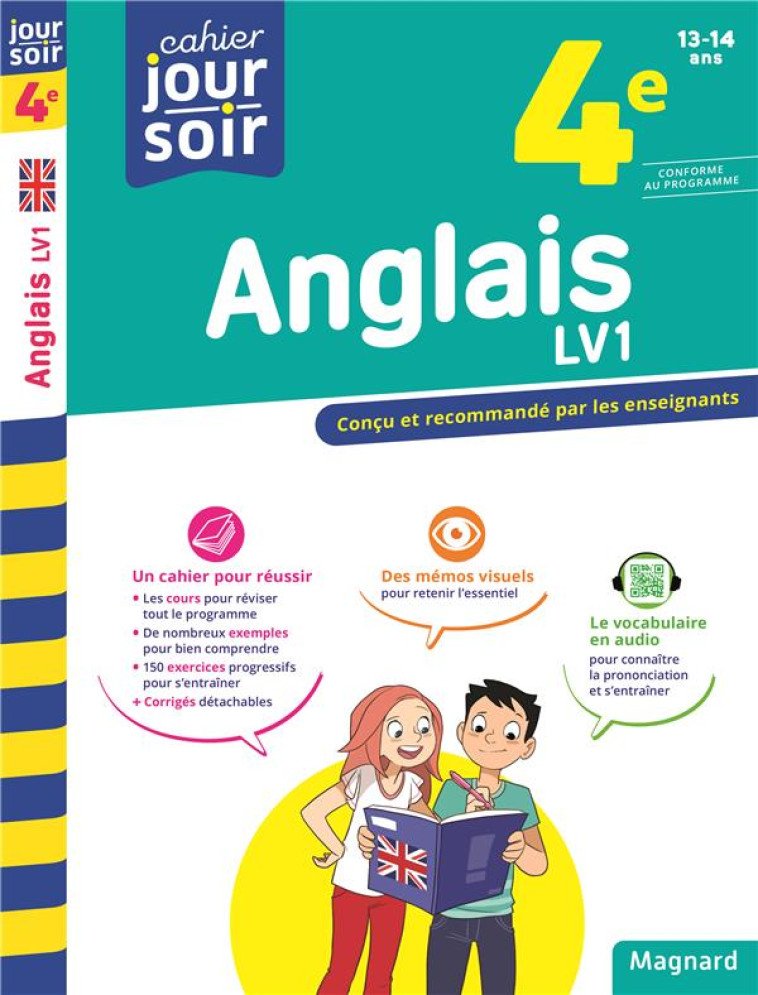 ANGLAIS 4E LV1 ED 2023 - DE VANNOISE/CUREAU - MAGNARD