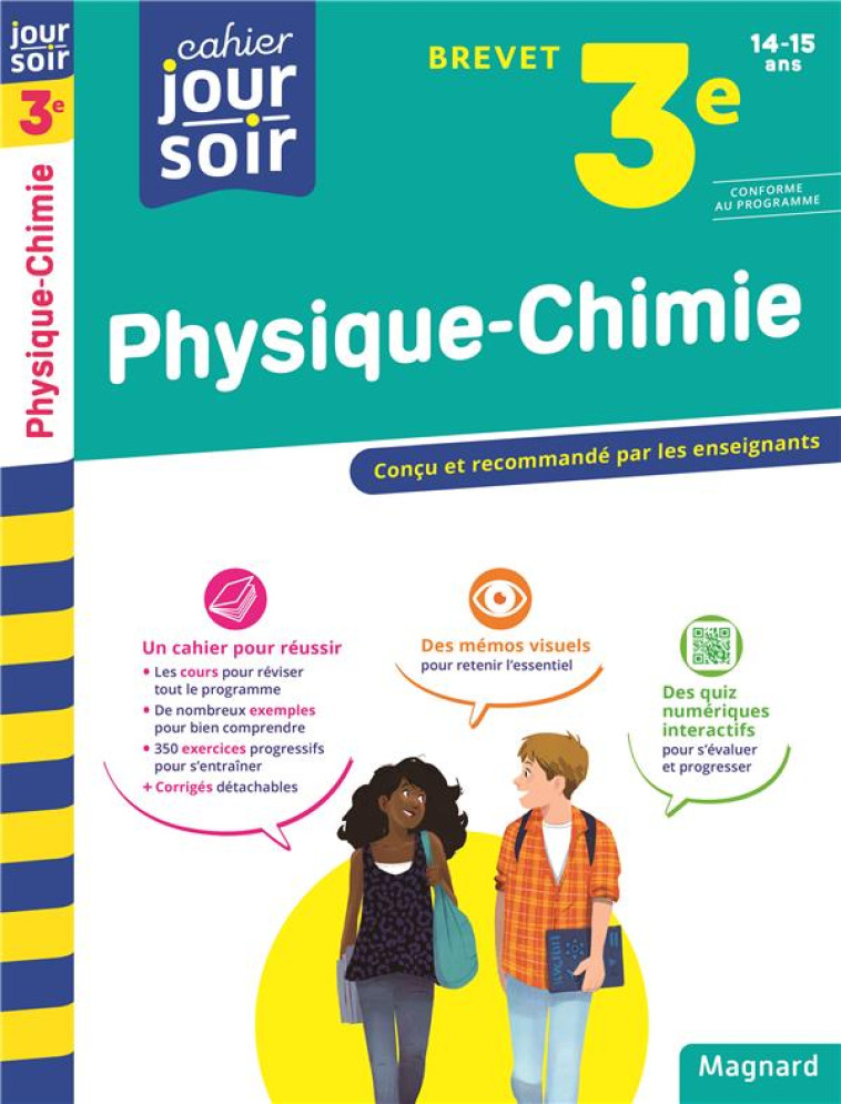 PHYSIQUE-CHIMIE 3E BREVET ED 2023 - RASSET PATRICK - MAGNARD