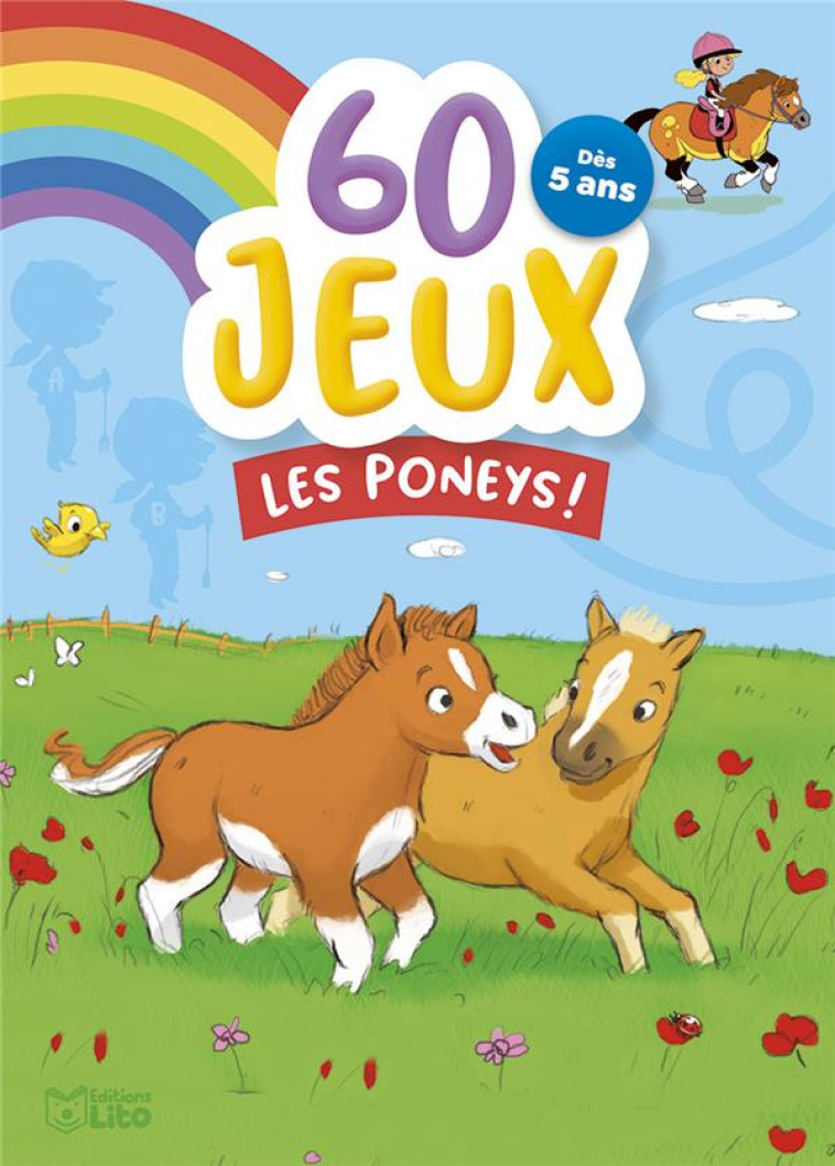 BLOC 60 JEUX LES PONEYS - 5 ANS - XXX - LITO