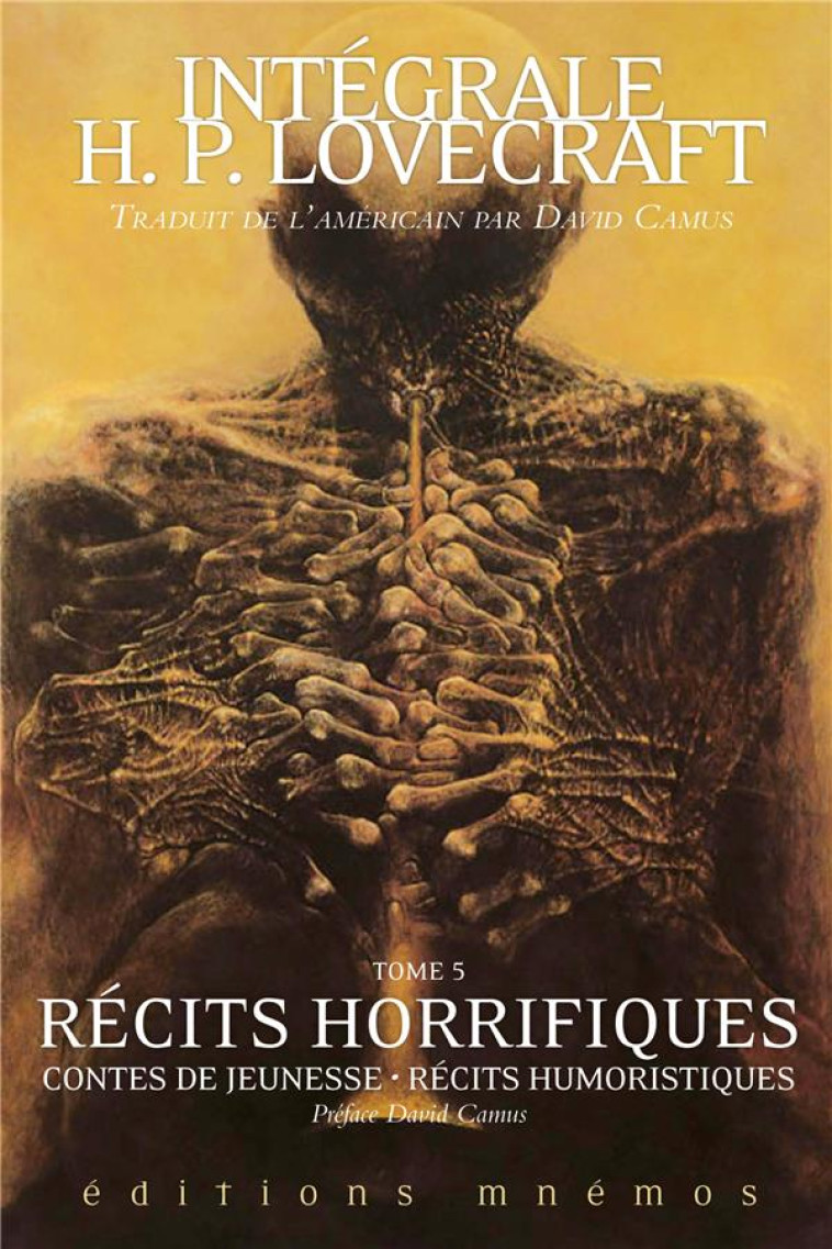 RECITS HORRIFIQUES INTEGRALE T05 - LOVECRAFT H. P. - MNEMOS