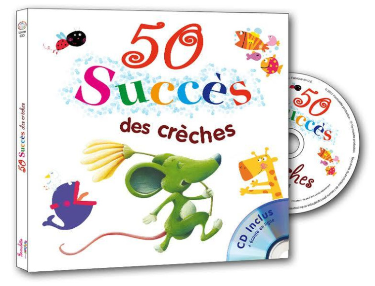 50 SUCCES DES CRECHES + CD - COLLECTIF - FORMULETTE