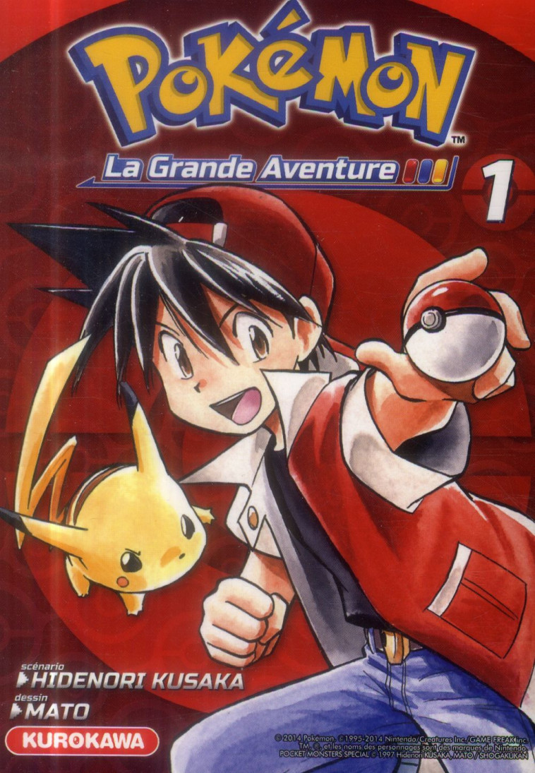 POKEMON  LA GRANDE AVENTURE T1 - KUSAKA HIDENORI - Kurokawa