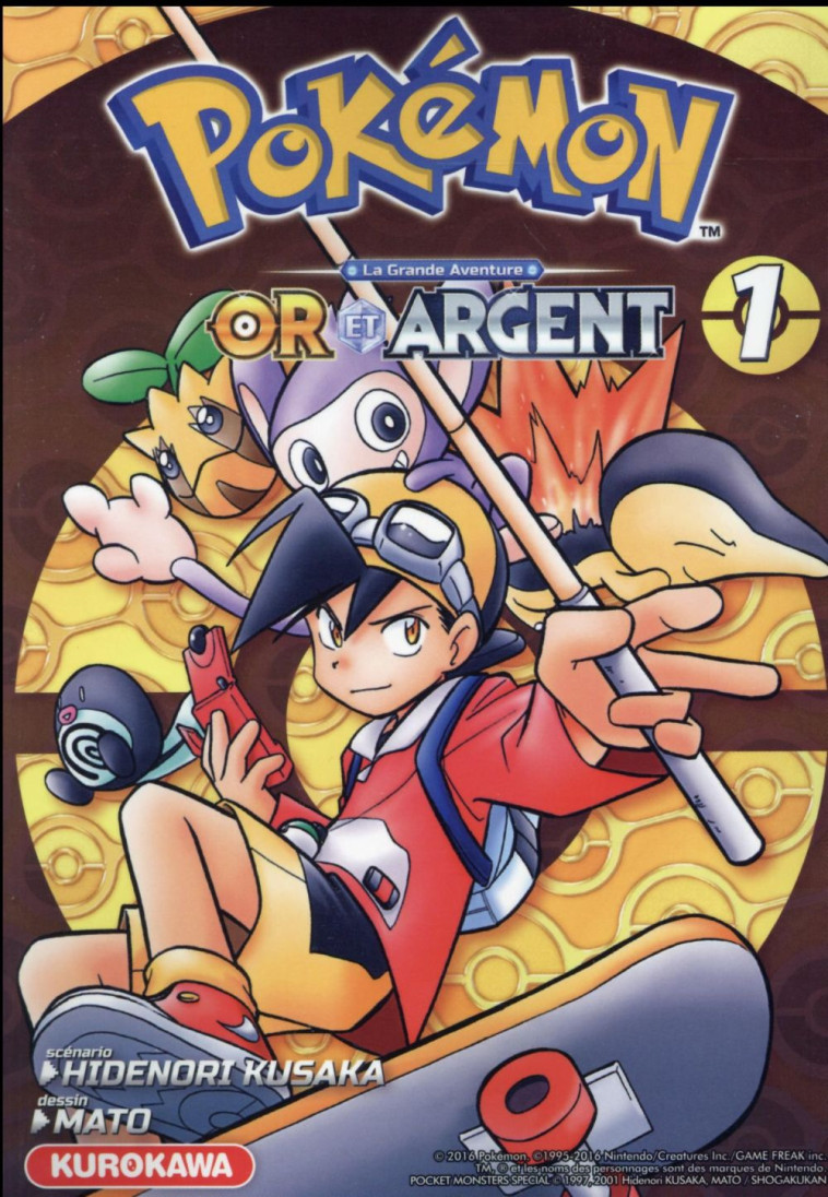 POKEMON OR ET ARGENT - TOME 1 - KUSAKA/MATO - Kurokawa