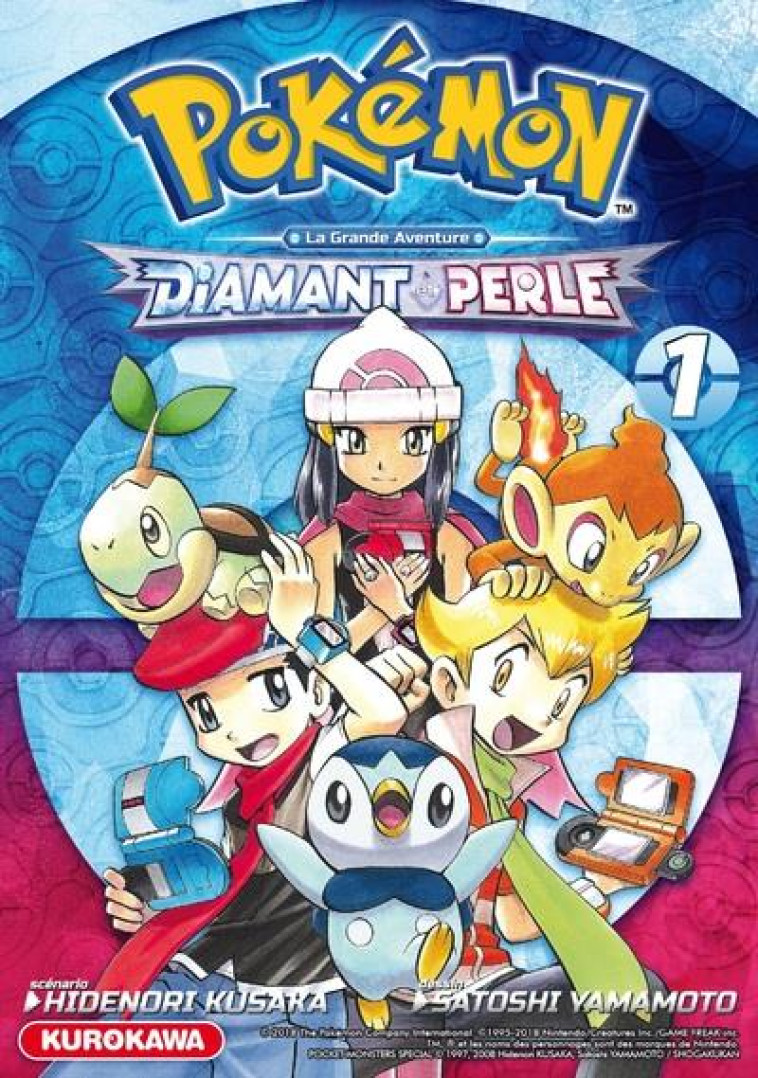 POKEMON DIAMANT PERLE - PLATINE - TOME 1 - KUSAKA/YAMAMOTO - KUROKAWA