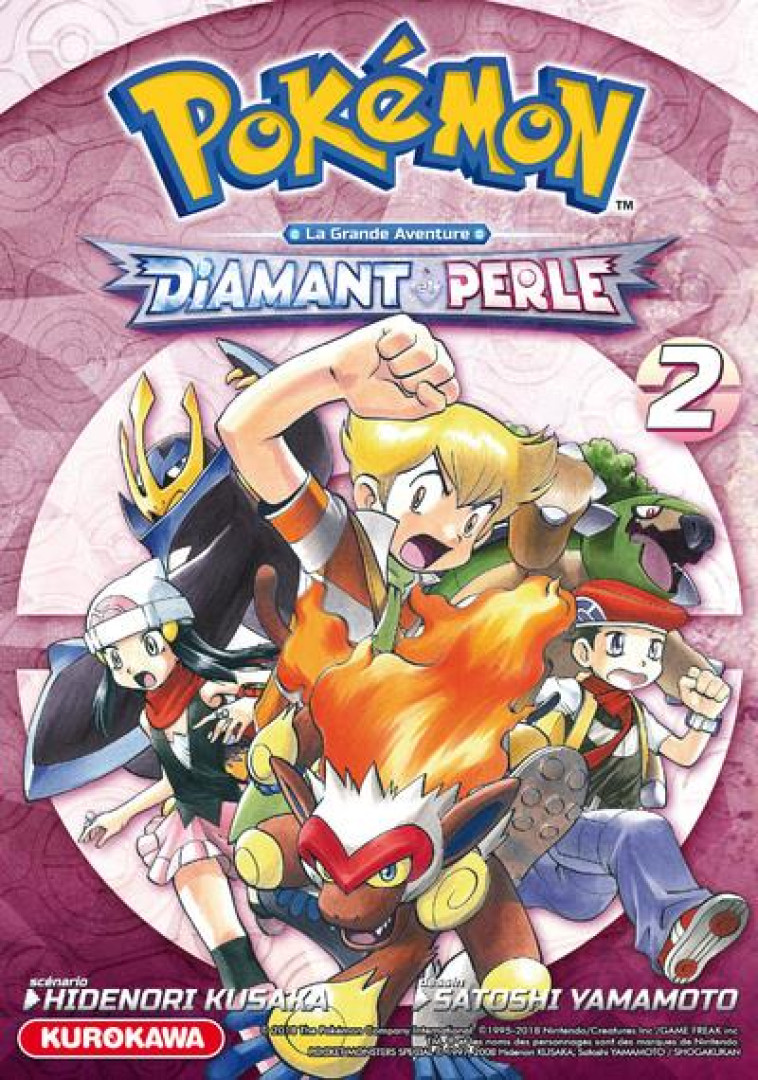 POKEMON DIAMANT PERLE / PLATINE - TOME 2 - KUSAKA/YAMAMOTO - KUROKAWA