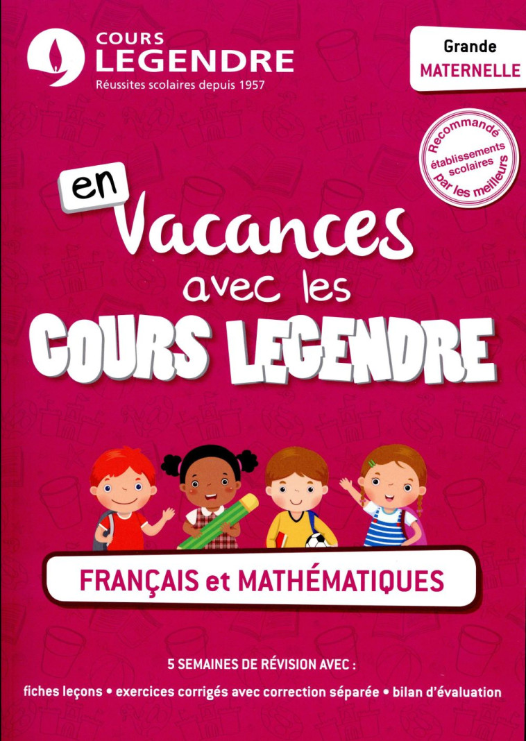 CAHIER DE VACANCES GS 2017 - COLLECTIF - Cours Legendre