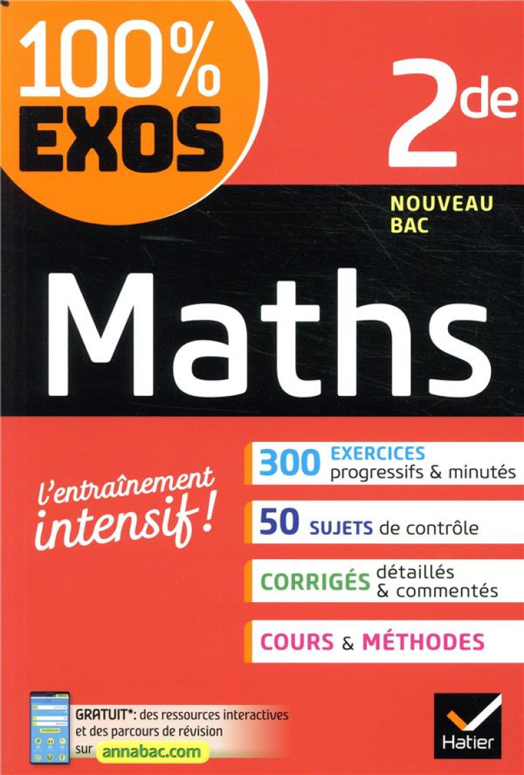 MATHS 2DE 2019 - DARRE LAURENT - HATIER SCOLAIRE