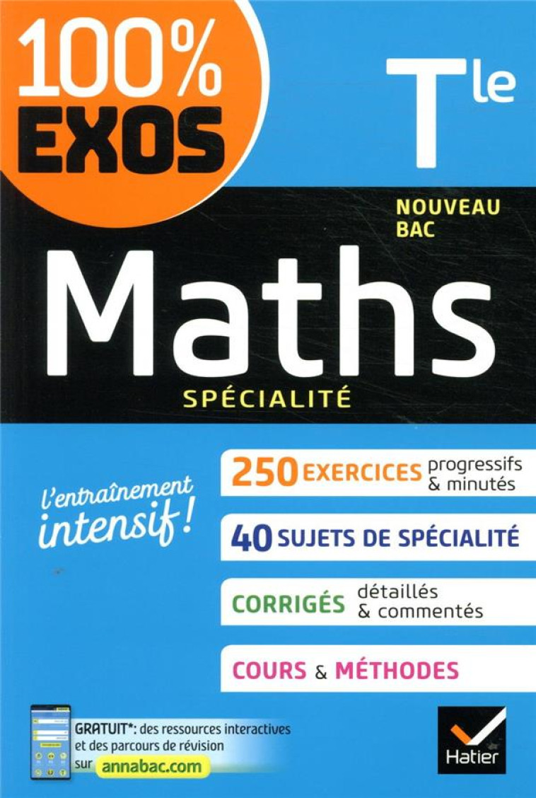 SPECIALITE MATHS TLE GENERALE 2021 - BARACHE/BAUER - HATIER SCOLAIRE