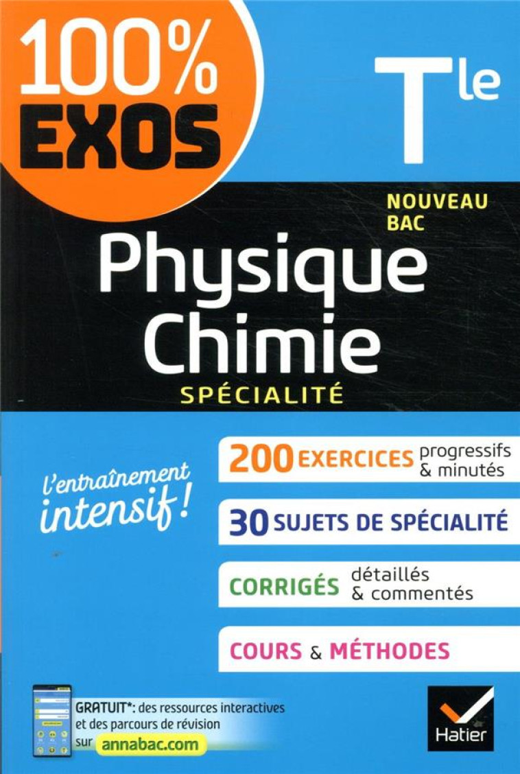 SPECIALITE PHYSIQUE CHIMIE TLE 2021 - ALHALEL/CARRASCO - HATIER SCOLAIRE