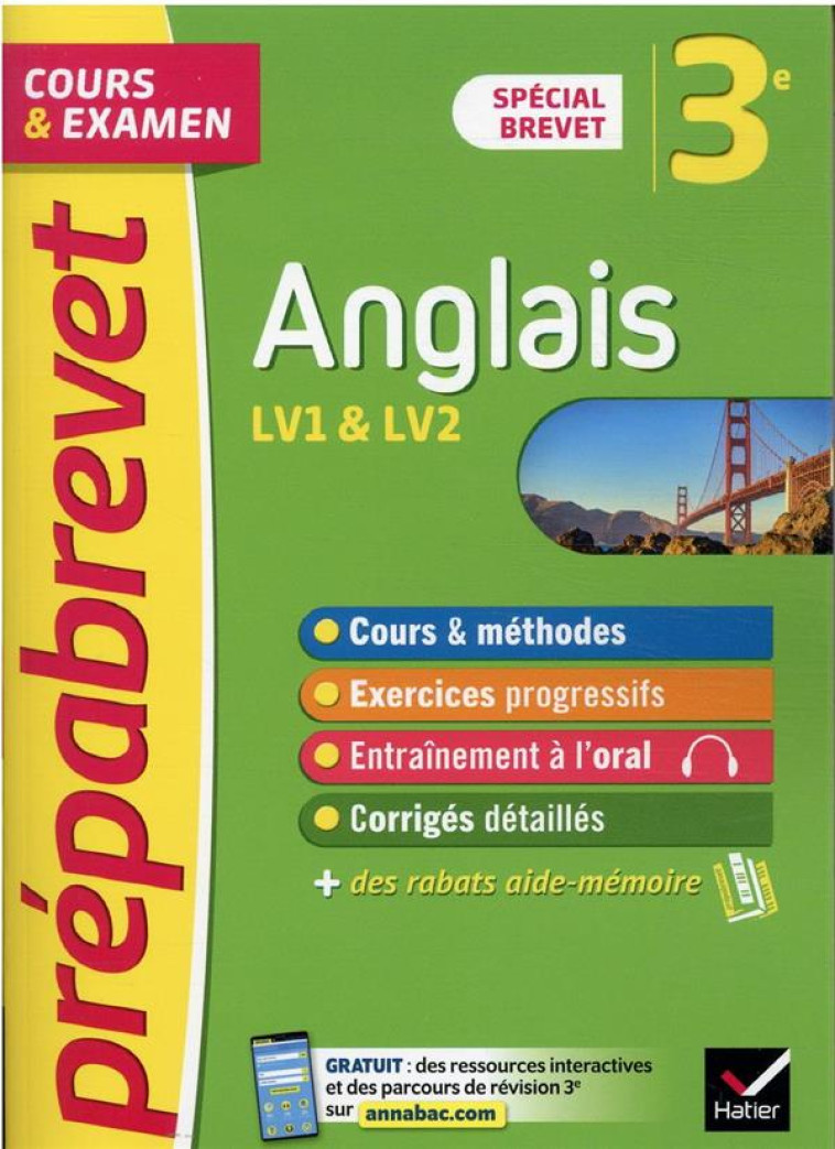 ANGLAIS 3E ED 2021 COURS ET EXAMEN - BIGNAUX/ROTGE - HATIER SCOLAIRE