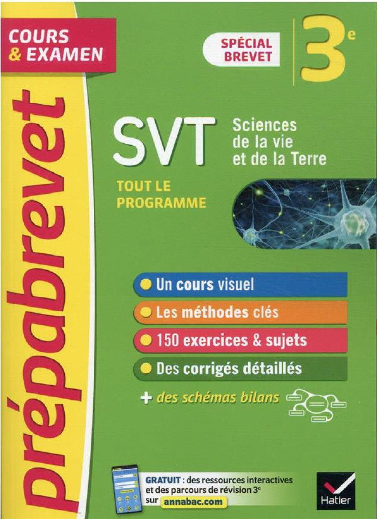 SVT 3E ED 2021 COURS ET EXAMEN - MADOZ-BONNOT FABIEN - HATIER SCOLAIRE