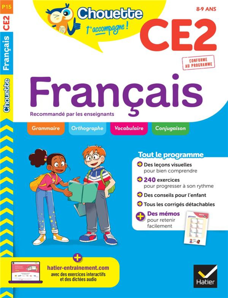 FRANCAIS CE2 ED 2022 - BARGE EVELYNE - HATIER SCOLAIRE