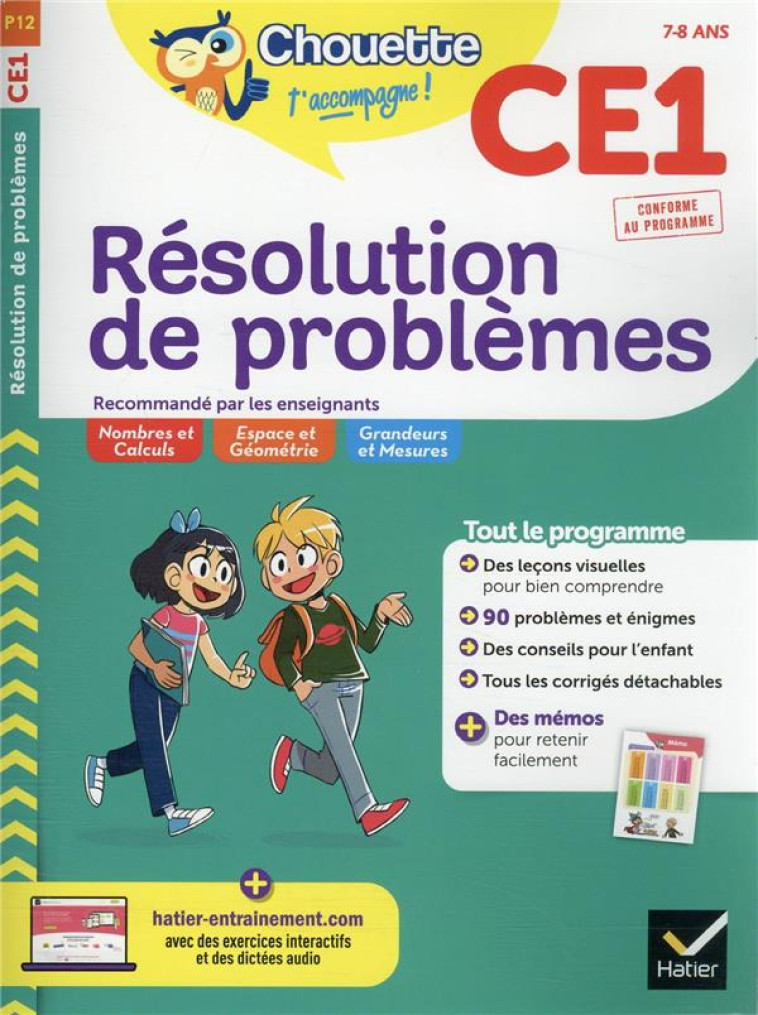 RESOLUTION DE PROBLEMES CE1 ED 2022 - COLLETTE GERALDINE - HATIER SCOLAIRE