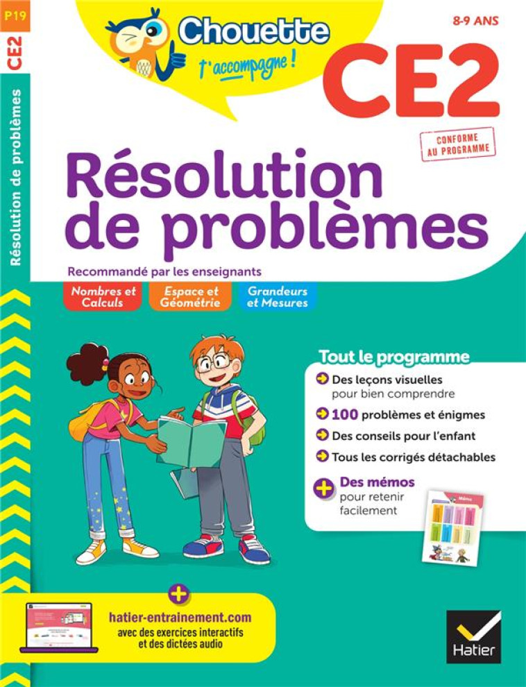 RESOLUTION DE PROBLEMES CE2 ED 2022 - COLLETTE GERALDINE - HATIER SCOLAIRE