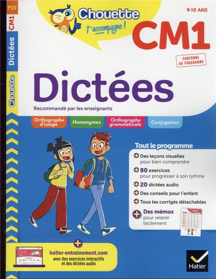 DICTEES CM1 ED 2022 - MARIENVAL VALERIE - HATIER SCOLAIRE